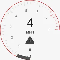 The gauge that shows the vehicle's current speed and RPM.