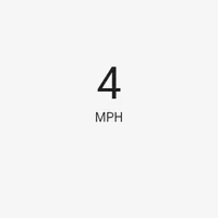 The vehicle's current speed.